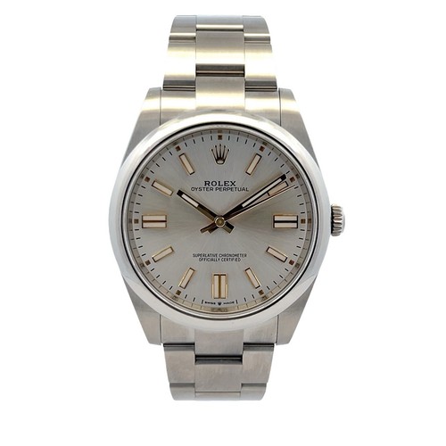 Rolex oyster perpetual silver - perpetual,
