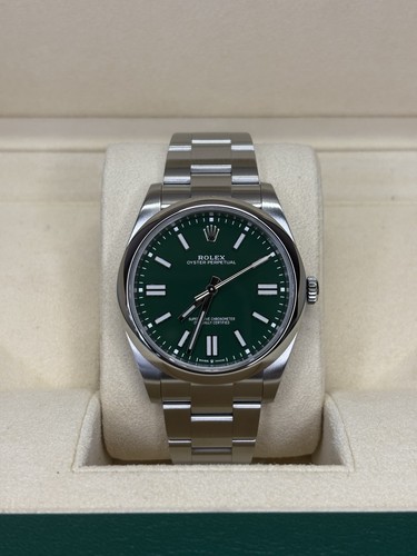 Rolex oyster perpetual green - rolex,
