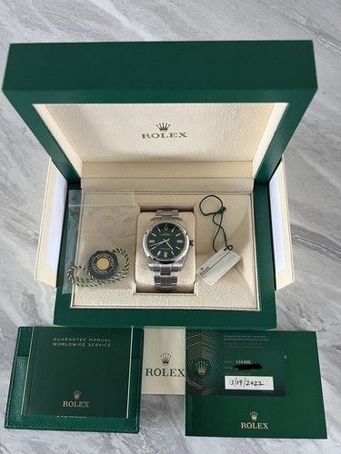 Rolex oyster perpetual green - oyster,