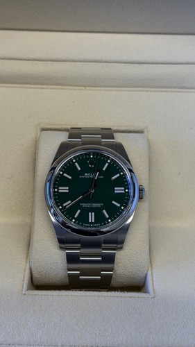 Rolex oyster perpetual green - rolex,