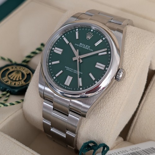 Rolex oyster perpetual green - rolex,